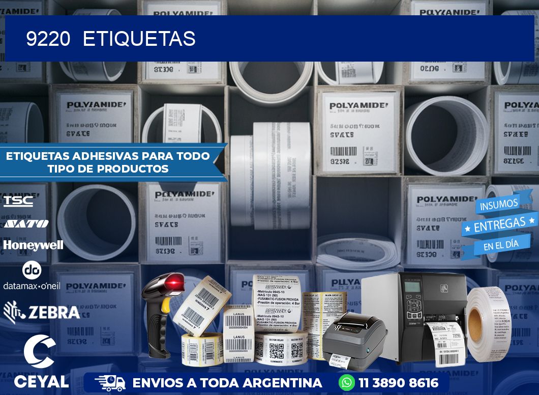 9220 ETIQUETAS
