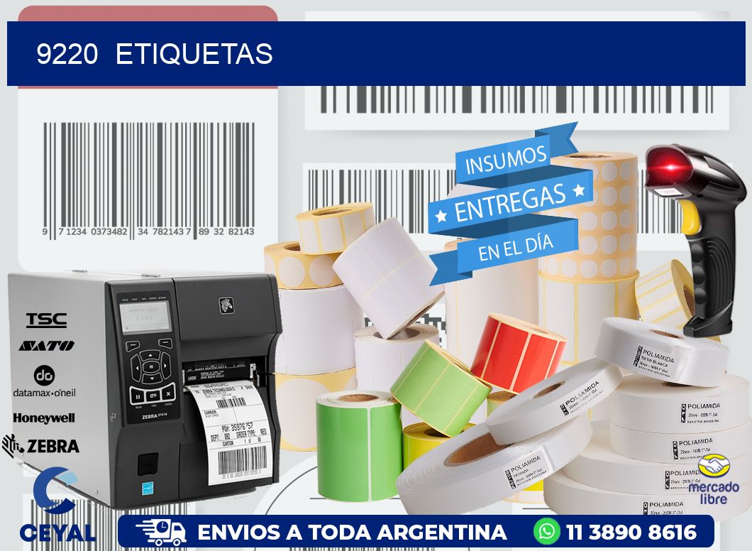 9220 ETIQUETAS