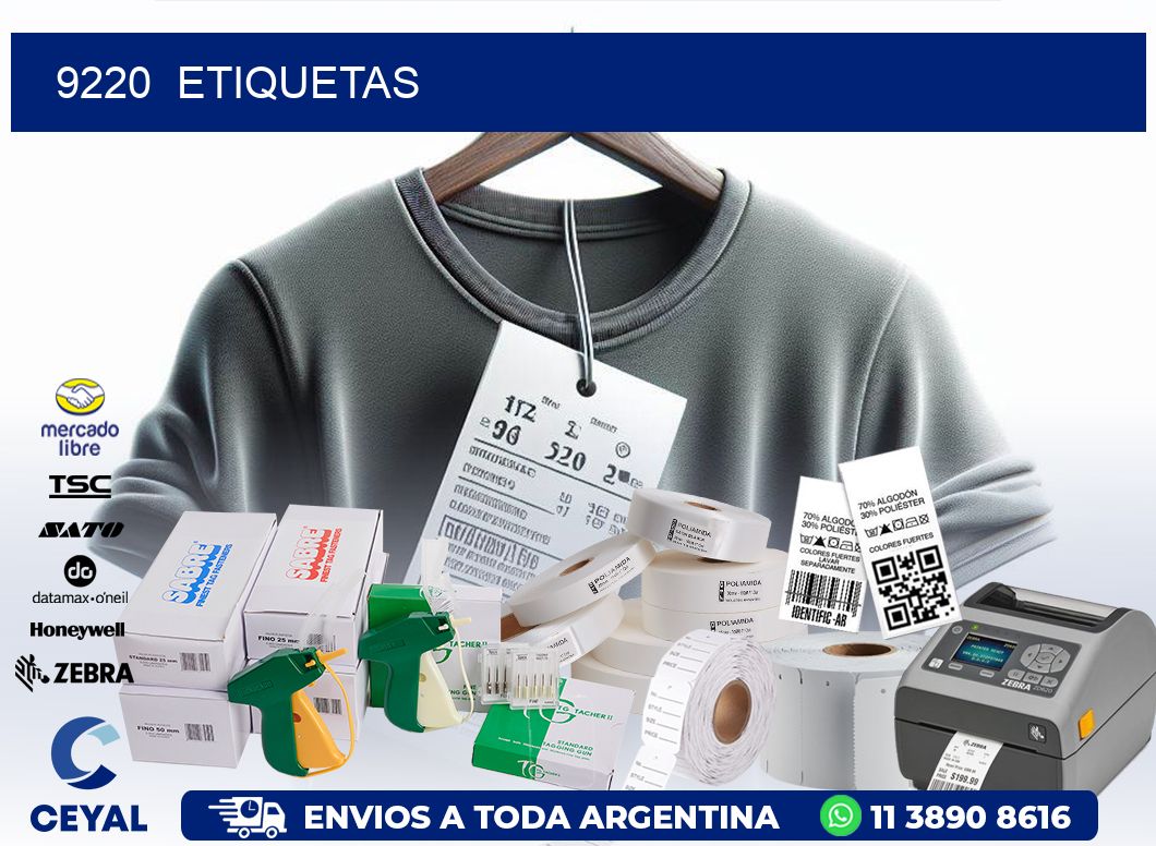 9220 ETIQUETAS