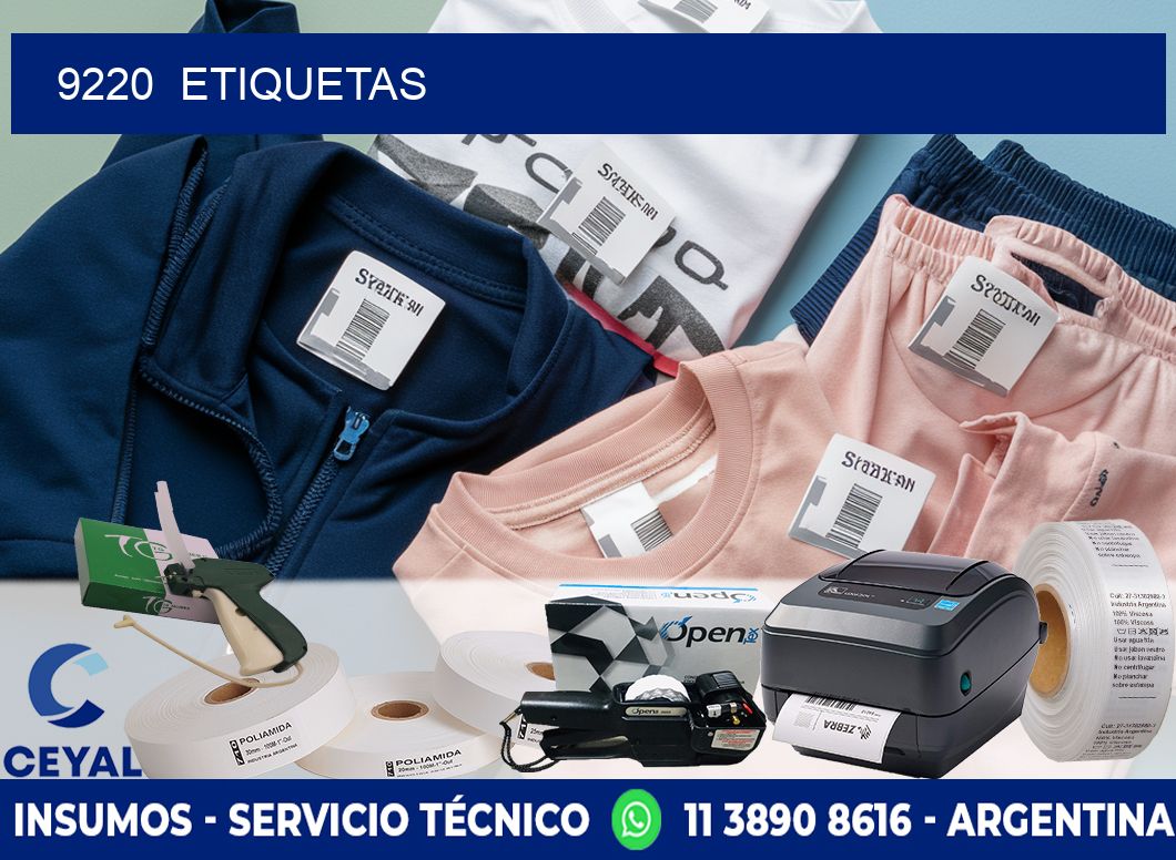 9220  ETIQUETAS