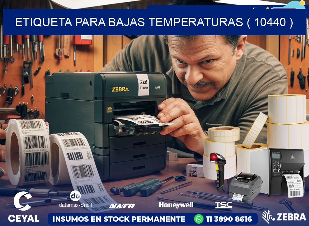 ETIQUETA PARA BAJAS TEMPERATURAS ( 10440 )