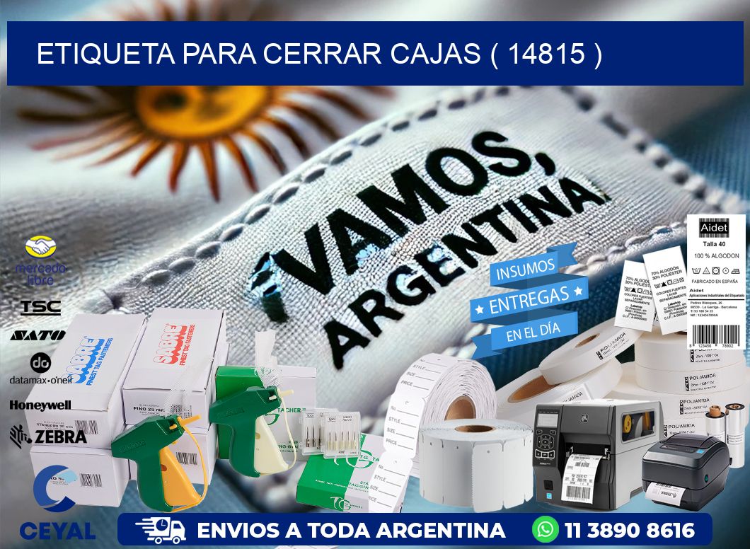 ETIQUETA PARA CERRAR CAJAS ( 14815 )