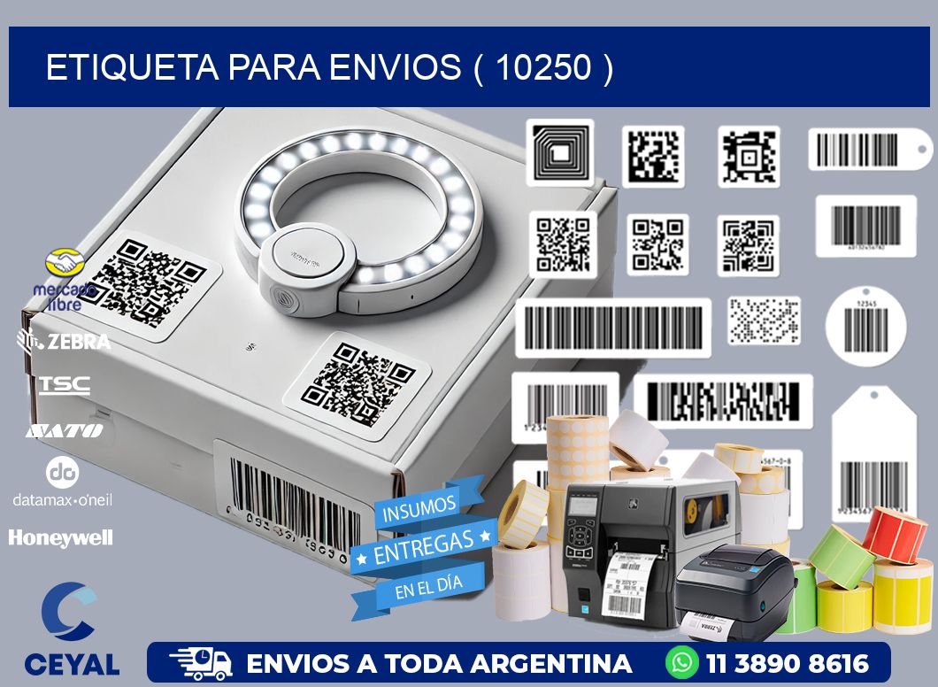 ETIQUETA PARA ENVIOS ( 10250 )
