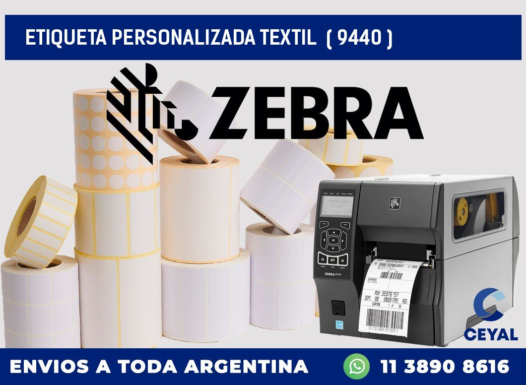 ETIQUETA PERSONALIZADA TEXTIL  ( 9440 )