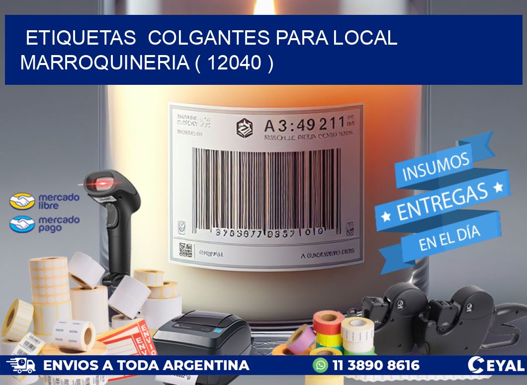ETIQUETAS COLGANTES PARA LOCAL MARROQUINERIA ( 12040 )