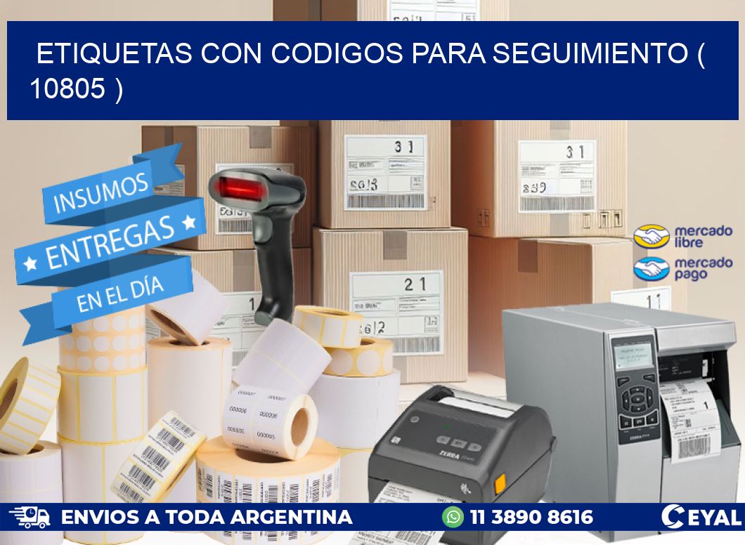ETIQUETAS CON CODIGOS PARA SEGUIMIENTO ( 10805 )