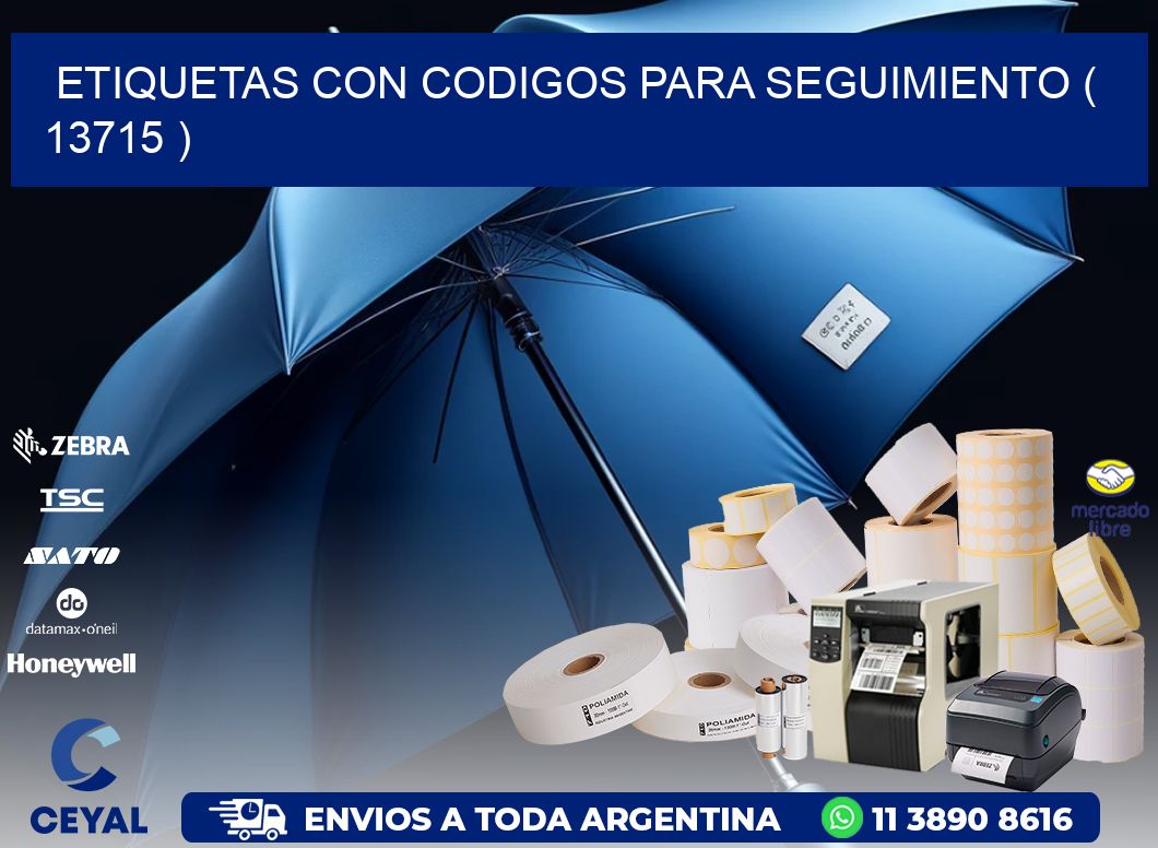 ETIQUETAS CON CODIGOS PARA SEGUIMIENTO ( 13715 )