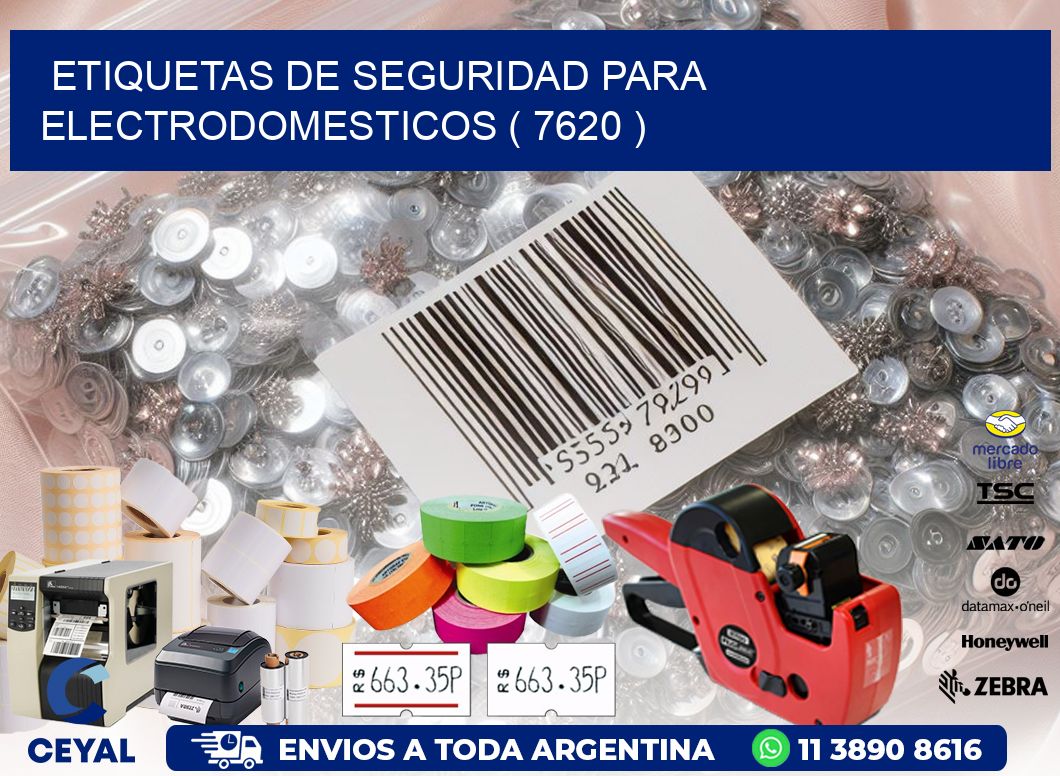 ETIQUETAS DE SEGURIDAD PARA ELECTRODOMESTICOS ( 7620 )