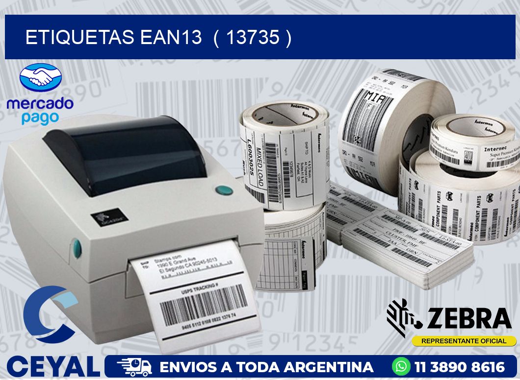 ETIQUETAS EAN13  ( 13735 )