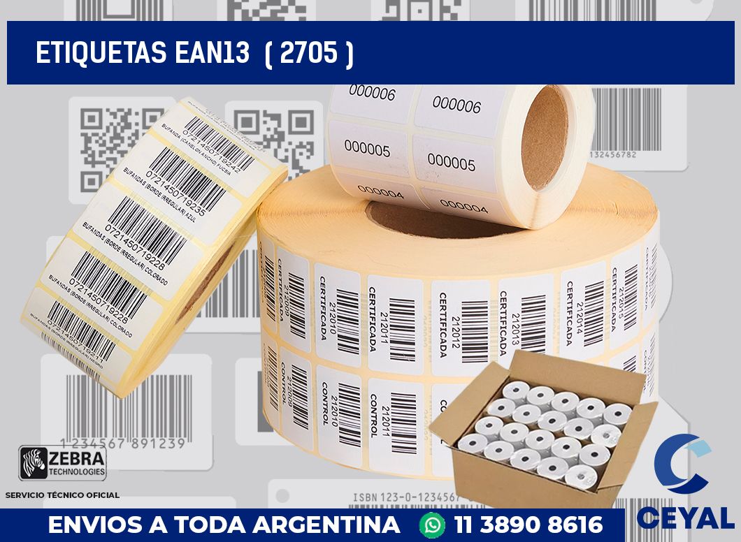 ETIQUETAS EAN13  ( 2705 )