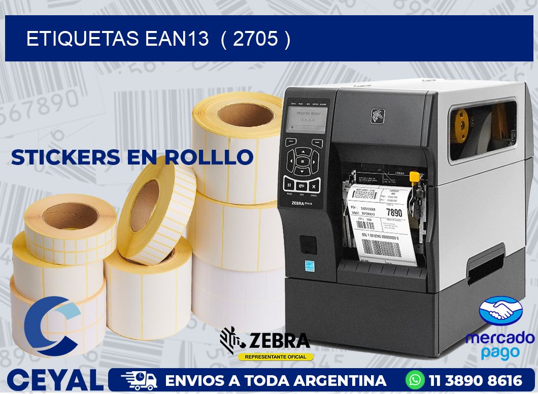 ETIQUETAS EAN13  ( 2705 )