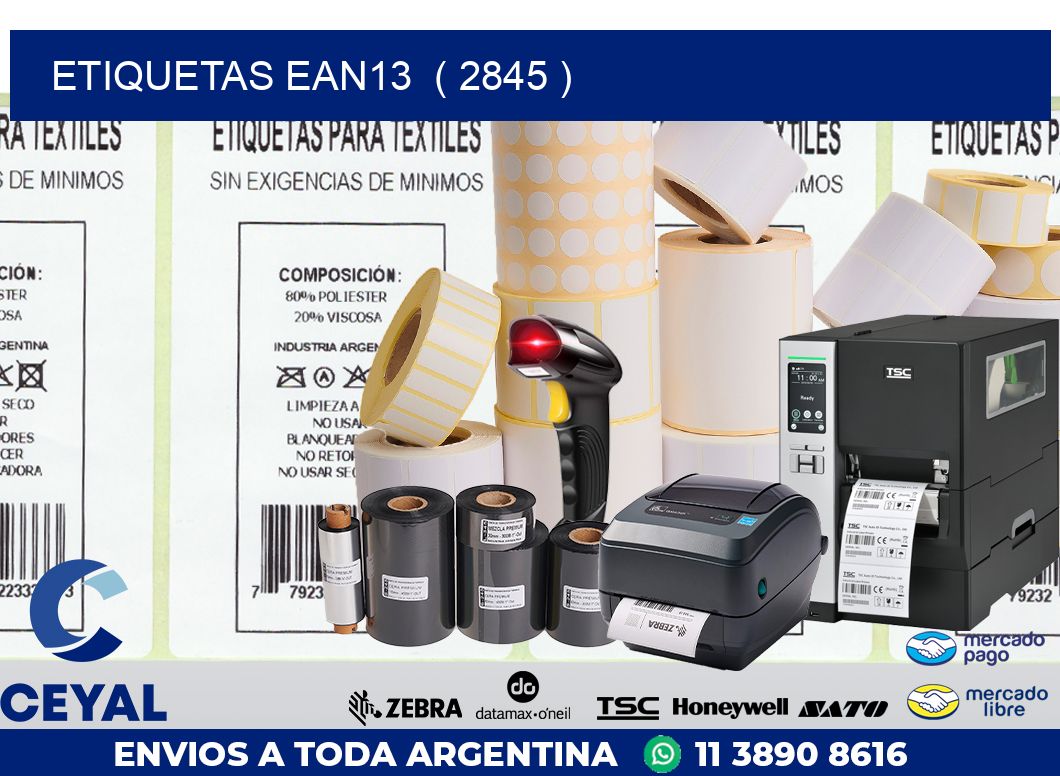 ETIQUETAS EAN13  ( 2845 )