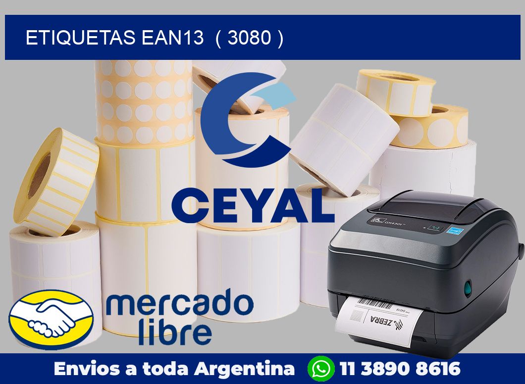 ETIQUETAS EAN13  ( 3080 )
