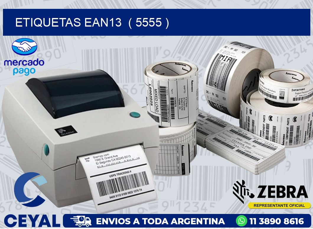 ETIQUETAS EAN13  ( 5555 )