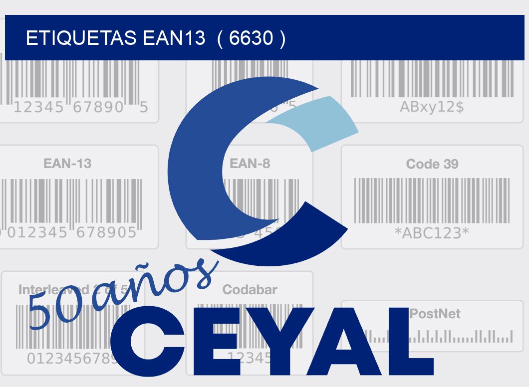 ETIQUETAS EAN13  ( 6630 )