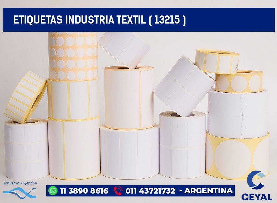 ETIQUETAS INDUSTRIA TEXTIL ( 13215 )