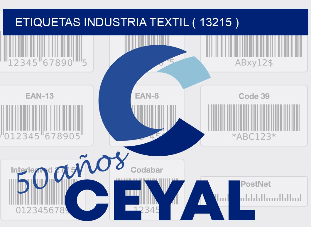 ETIQUETAS INDUSTRIA TEXTIL ( 13215 )