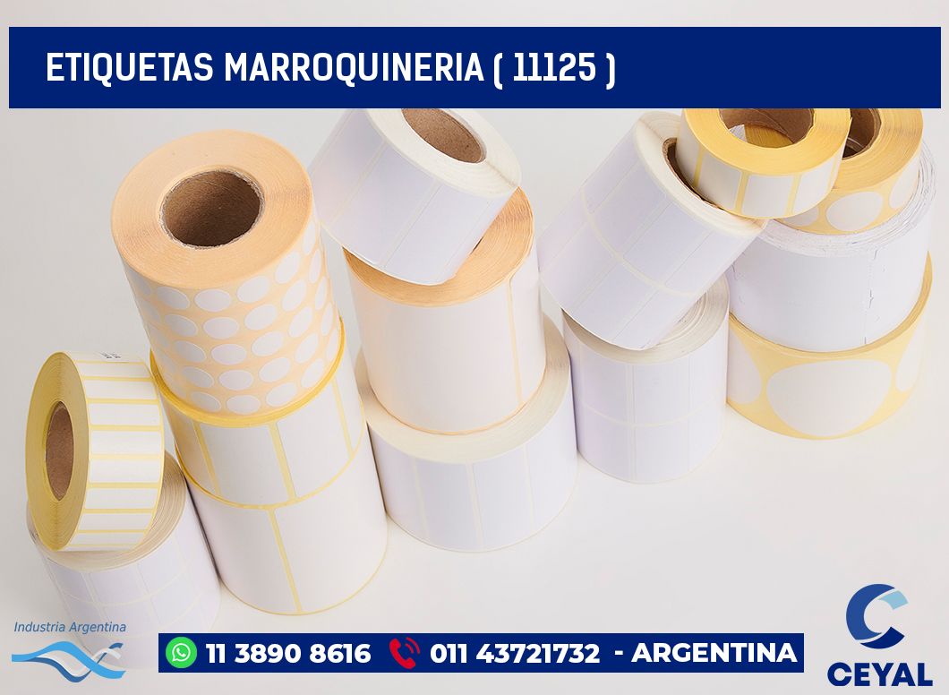 ETIQUETAS MARROQUINERIA ( 11125 )