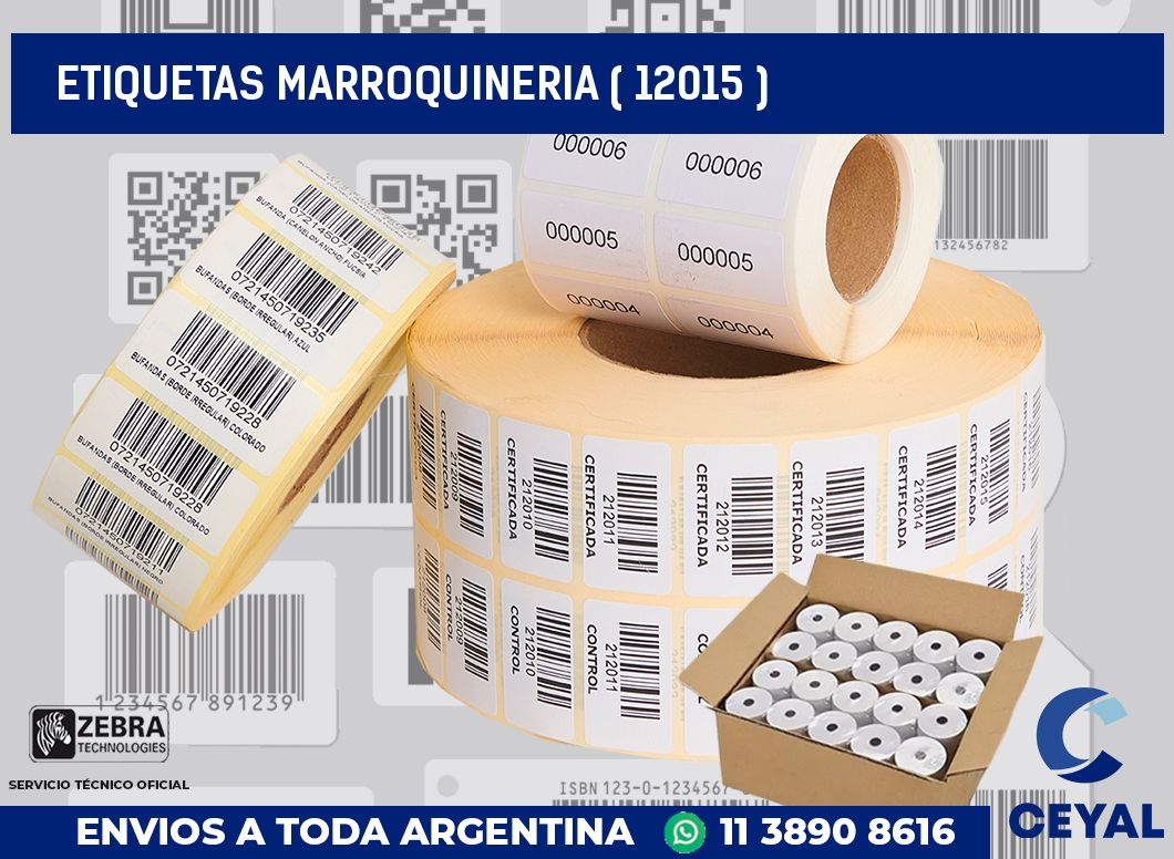 ETIQUETAS MARROQUINERIA ( 12015 )