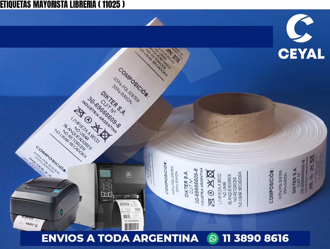 ETIQUETAS MAYORISTA LIBRERIA ( 11025 )