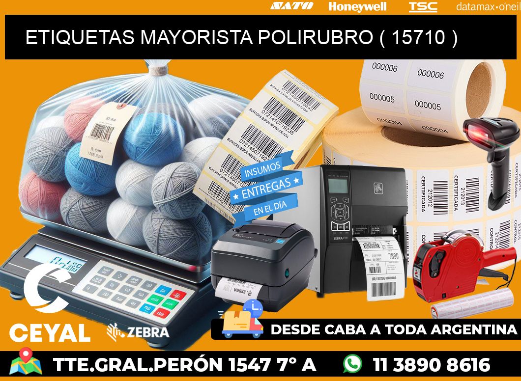 ETIQUETAS MAYORISTA POLIRUBRO ( 15710 )