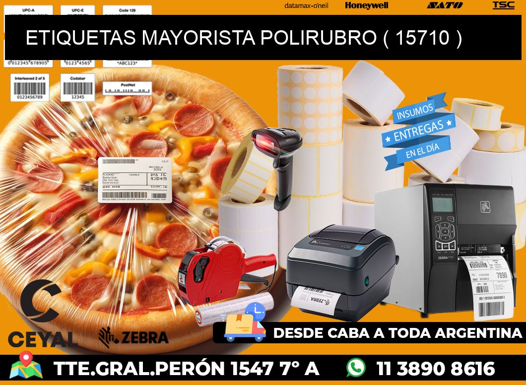 ETIQUETAS MAYORISTA POLIRUBRO ( 15710 )