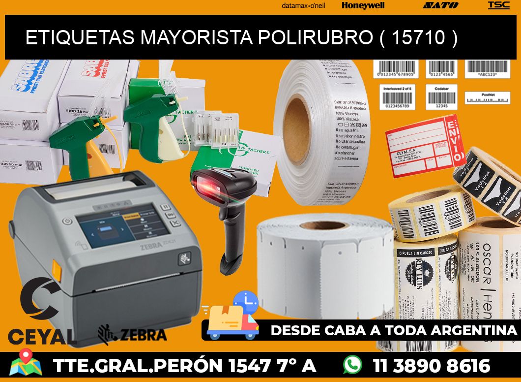 ETIQUETAS MAYORISTA POLIRUBRO ( 15710 )