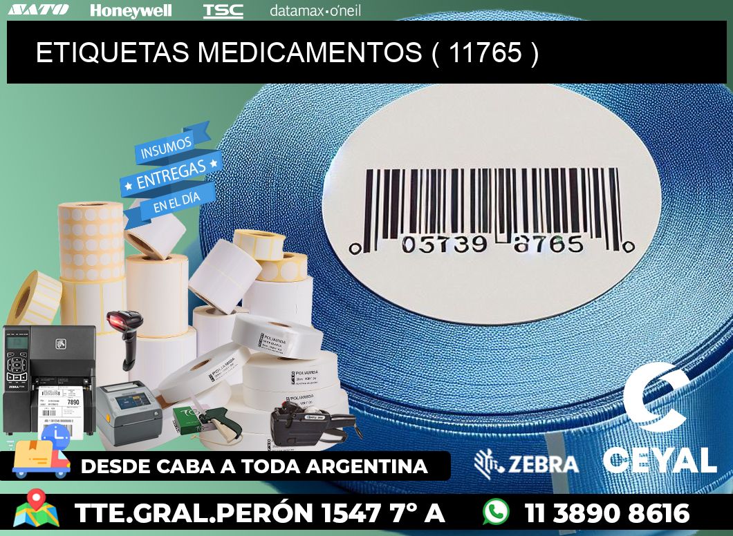ETIQUETAS MEDICAMENTOS ( 11765 )