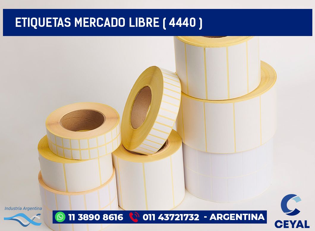 ETIQUETAS MERCADO LIBRE ( 4440 )