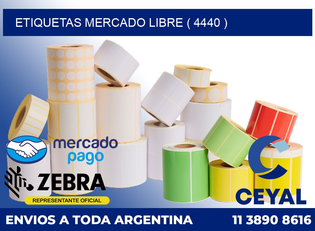 ETIQUETAS MERCADO LIBRE ( 4440 )