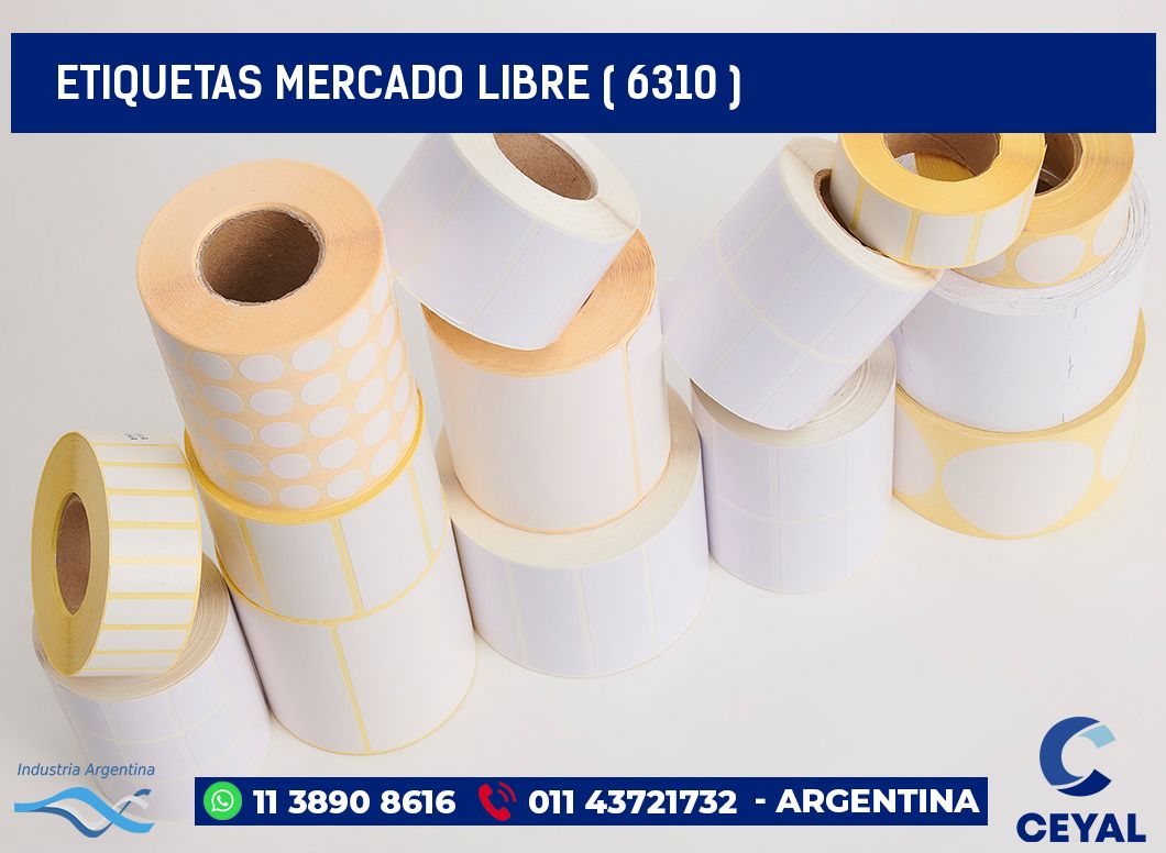 ETIQUETAS MERCADO LIBRE ( 6310 )
