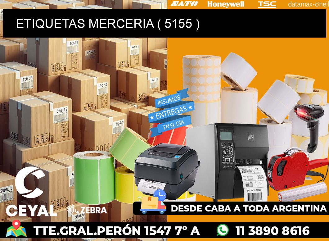 ETIQUETAS MERCERIA ( 5155 )