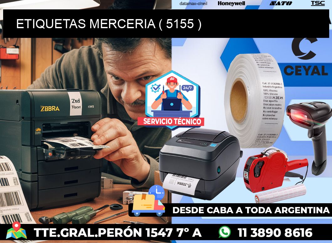 ETIQUETAS MERCERIA ( 5155 )