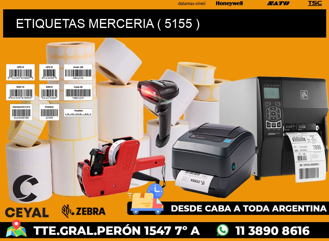 ETIQUETAS MERCERIA ( 5155 )