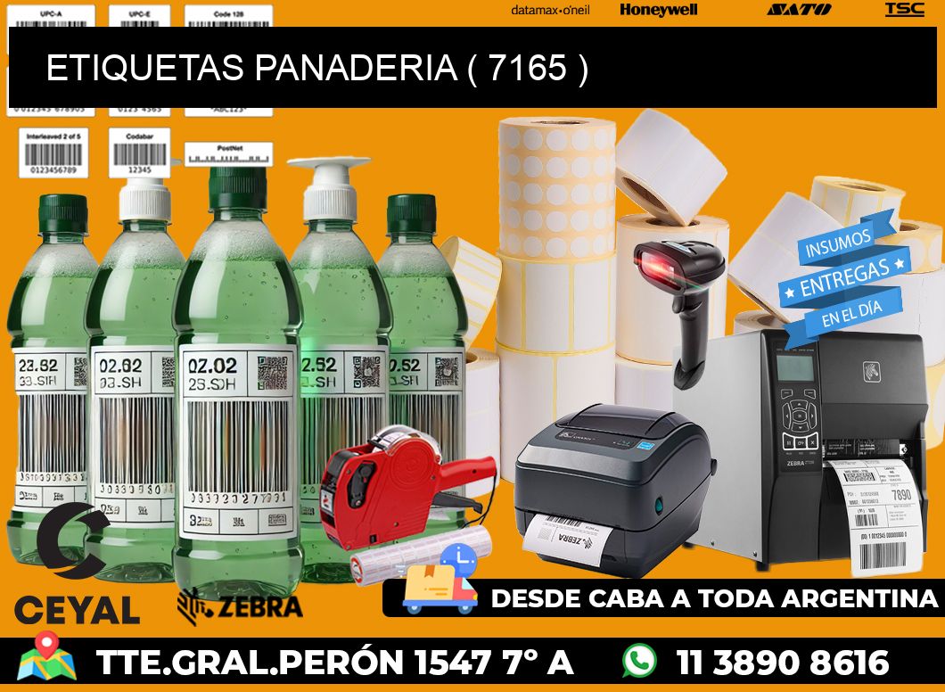 ETIQUETAS PANADERIA ( 7165 )