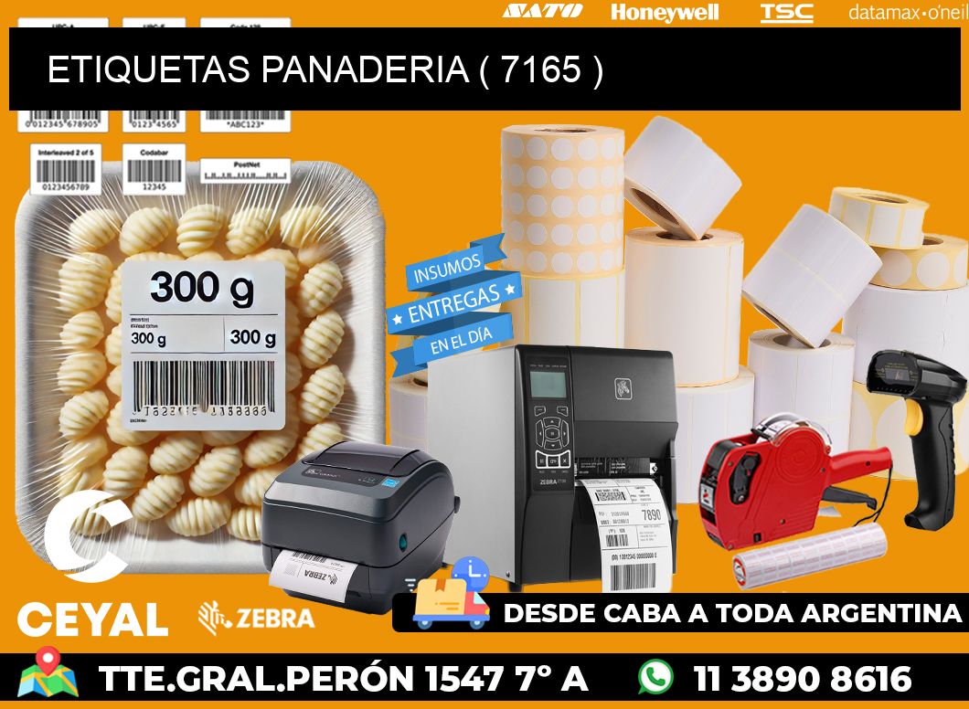 ETIQUETAS PANADERIA ( 7165 )