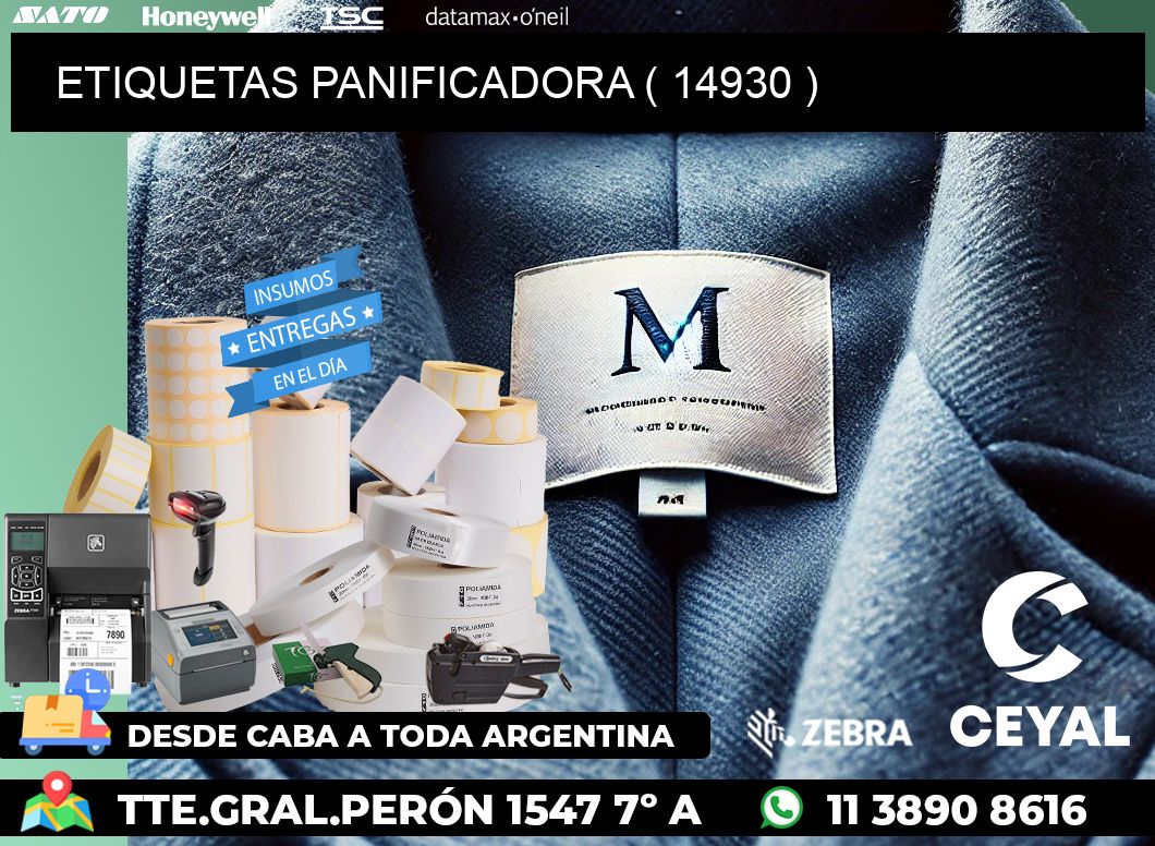 ETIQUETAS PANIFICADORA ( 14930 )