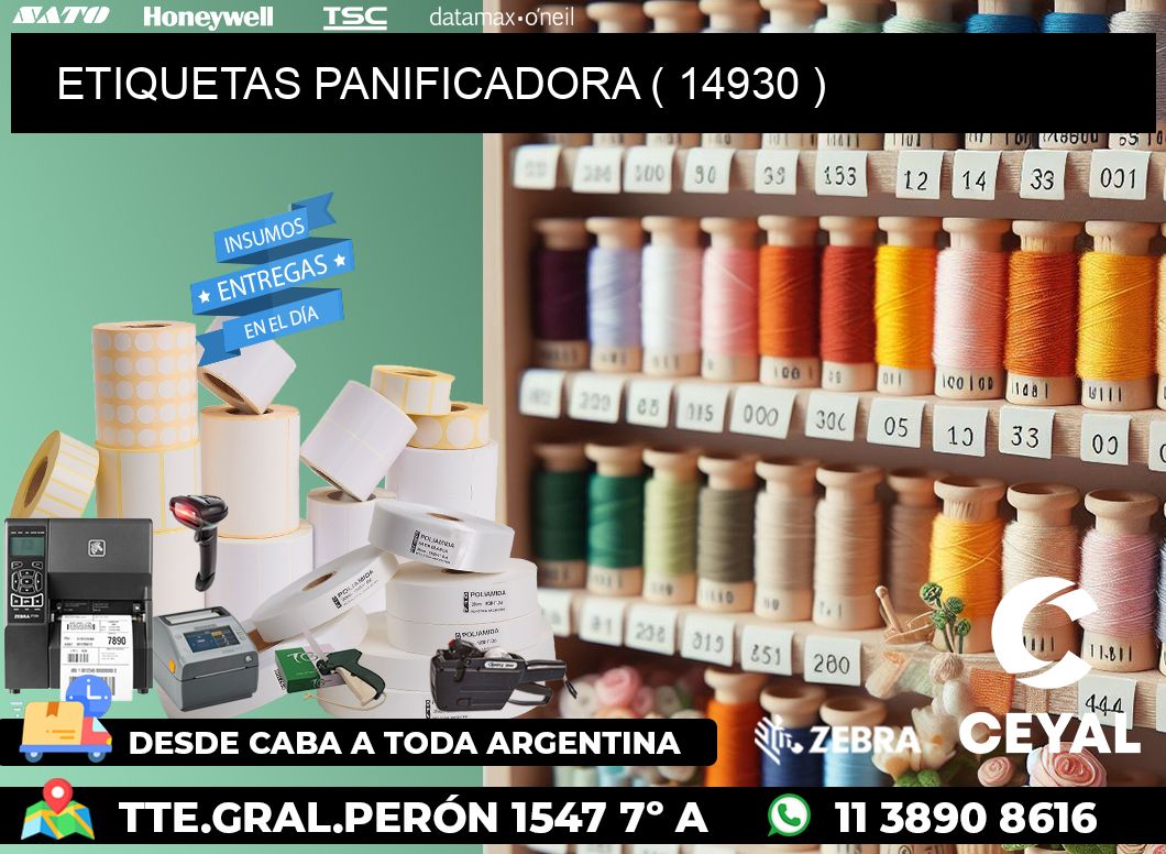 ETIQUETAS PANIFICADORA ( 14930 )