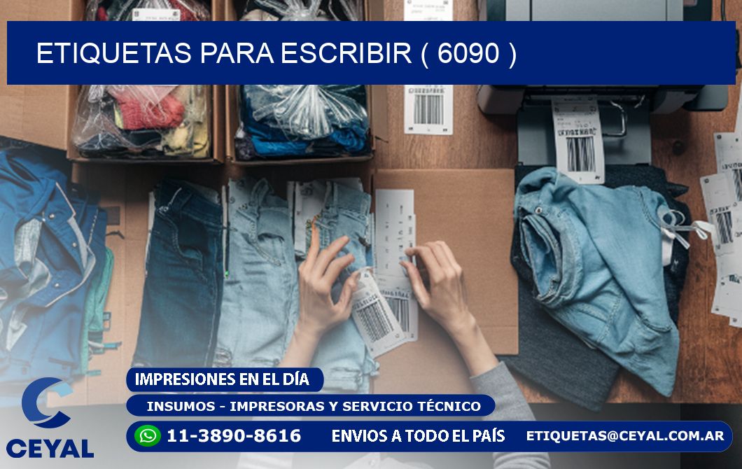 ETIQUETAS PARA ESCRIBIR ( 6090 )