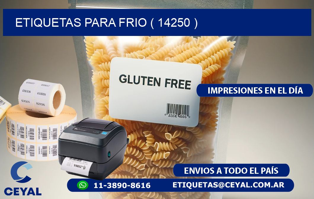 ETIQUETAS PARA FRIO ( 14250 )