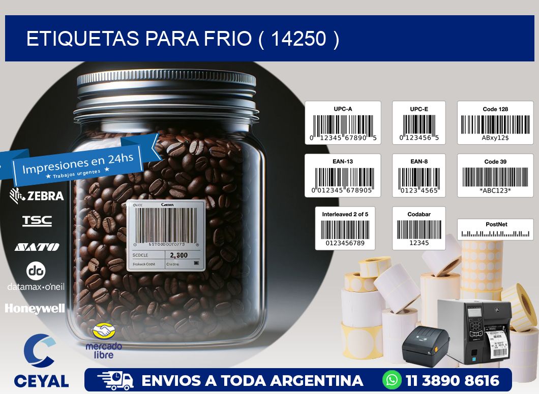 ETIQUETAS PARA FRIO ( 14250 )