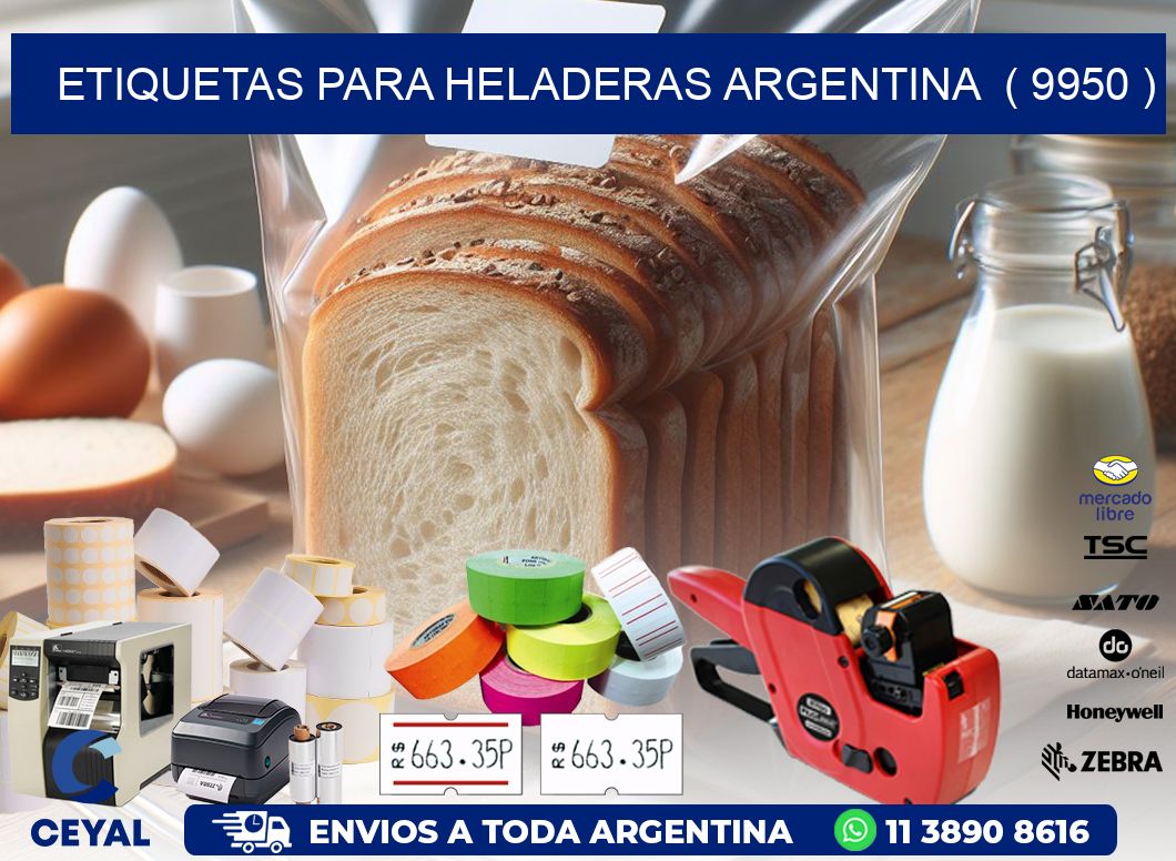 ETIQUETAS PARA HELADERAS ARGENTINA  ( 9950 )