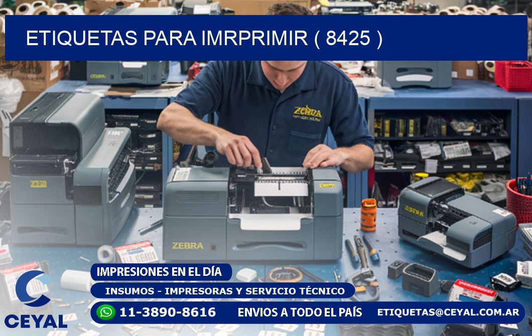 ETIQUETAS PARA IMRPRIMIR ( 8425 )