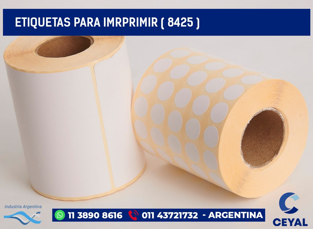 ETIQUETAS PARA IMRPRIMIR ( 8425 )