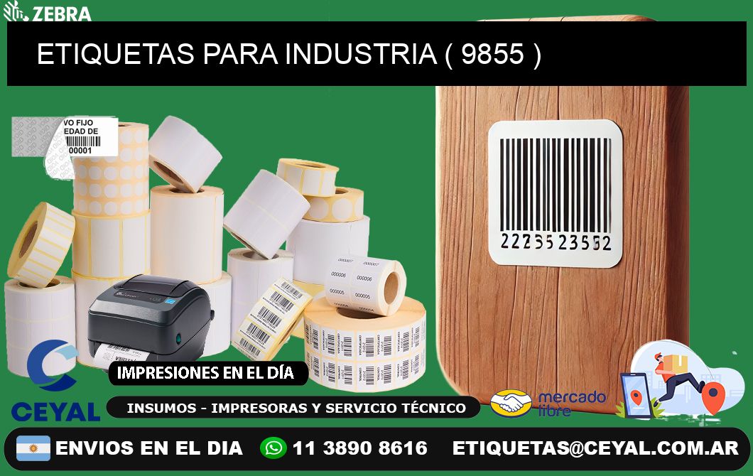 ETIQUETAS PARA INDUSTRIA ( 9855 )