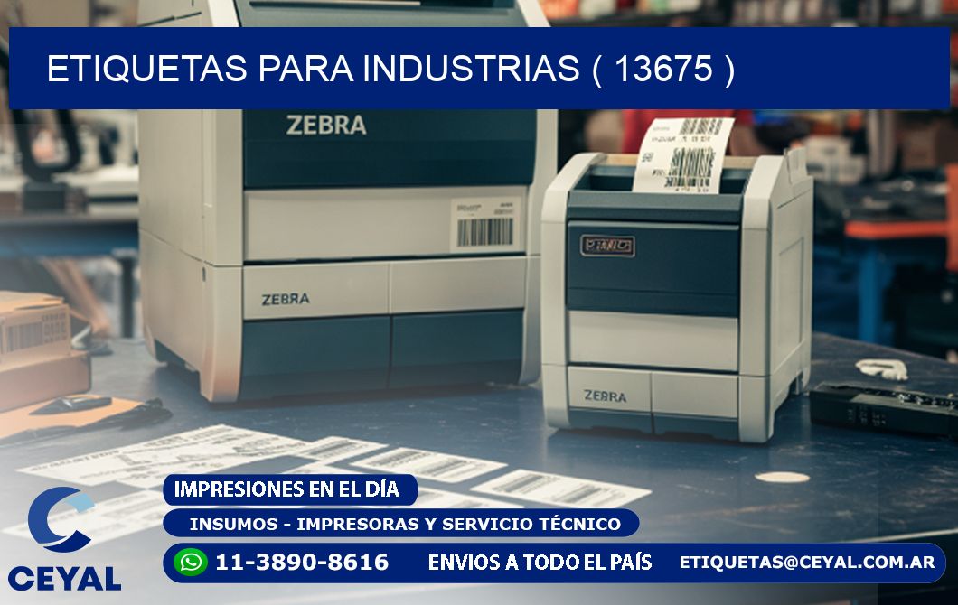 ETIQUETAS PARA INDUSTRIAS ( 13675 )