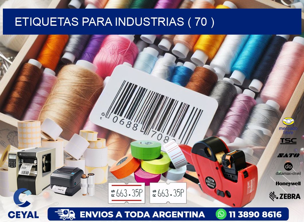ETIQUETAS PARA INDUSTRIAS ( 70 )