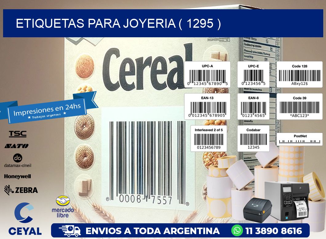 ETIQUETAS PARA JOYERIA ( 1295 )