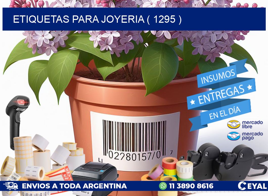 ETIQUETAS PARA JOYERIA ( 1295 )