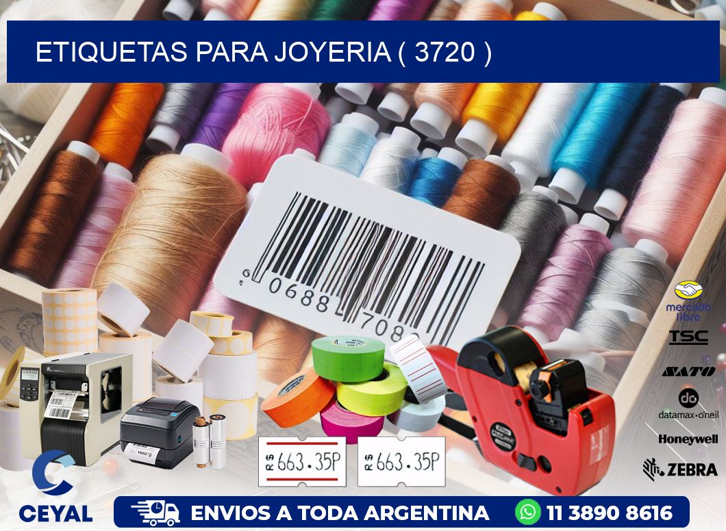 ETIQUETAS PARA JOYERIA ( 3720 )
